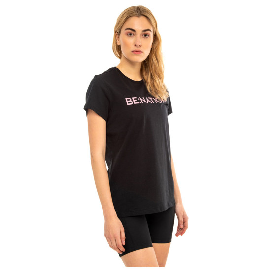 Be Nation Γυναικεία κοντομάνικη μπλούζα Essentials Crew Neck
